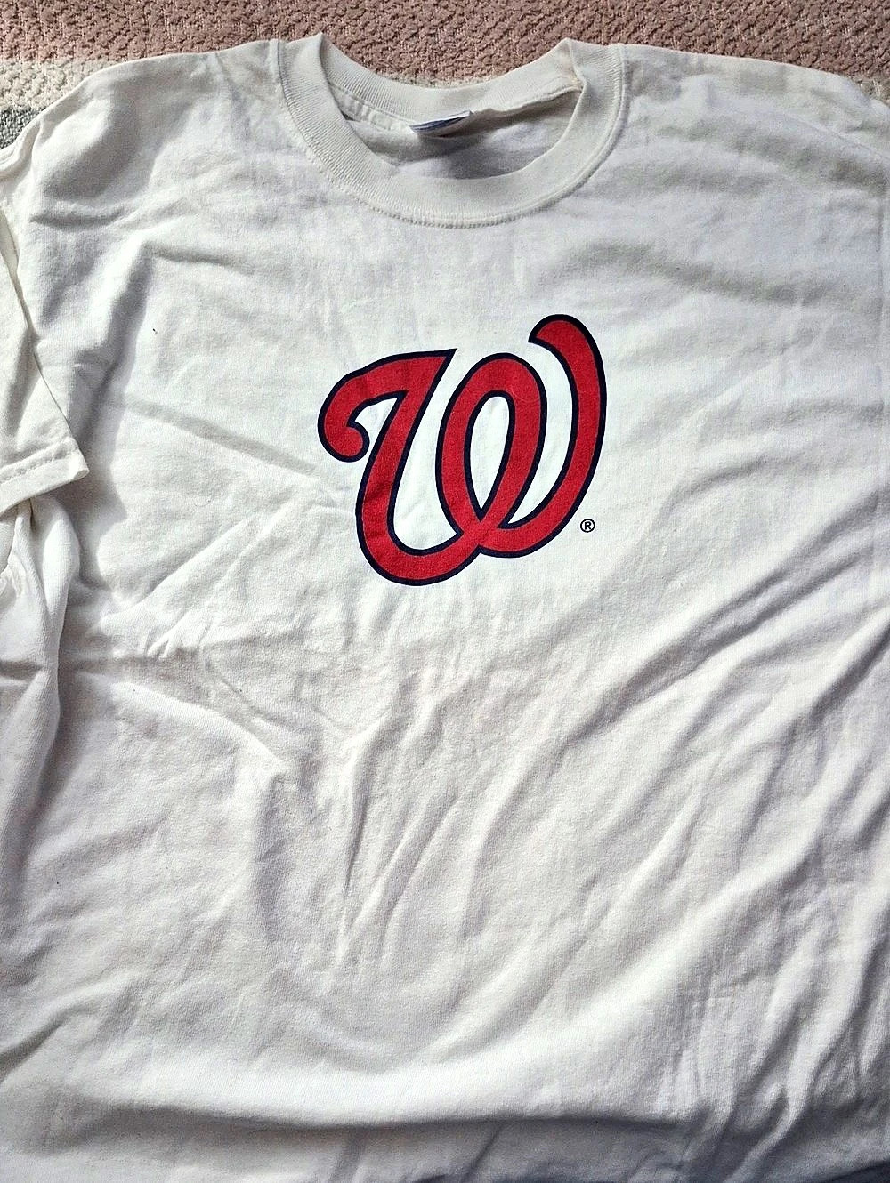 Gildan Washington Nationals Graphic Tee in White